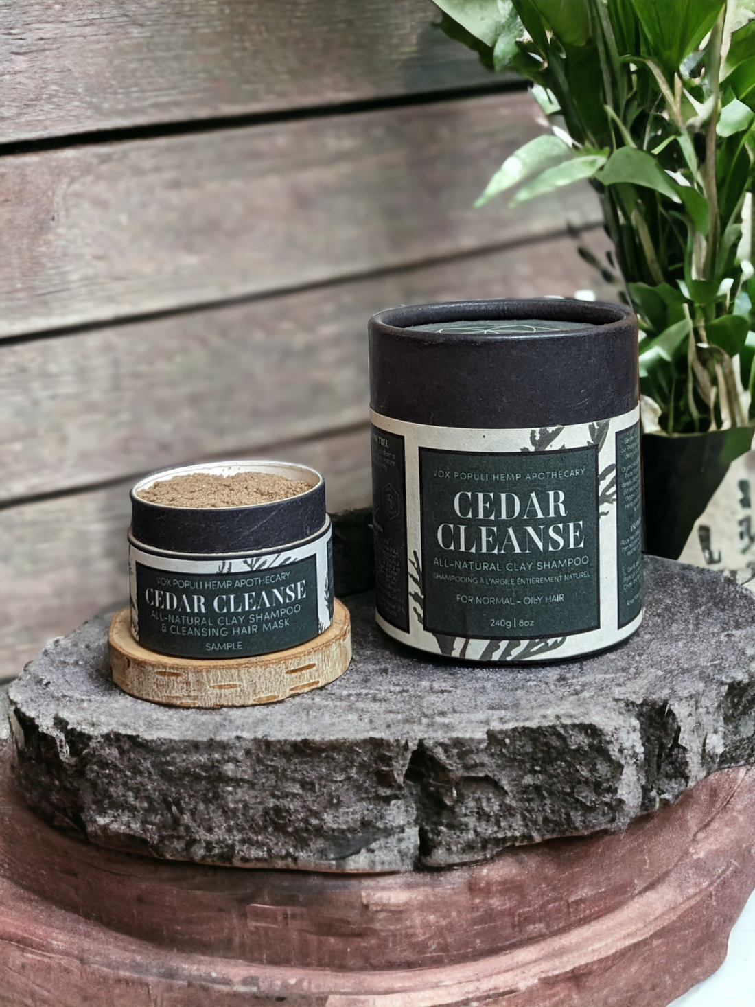 Cedar Cleanse Clay Shampoo &amp; Hair Mask